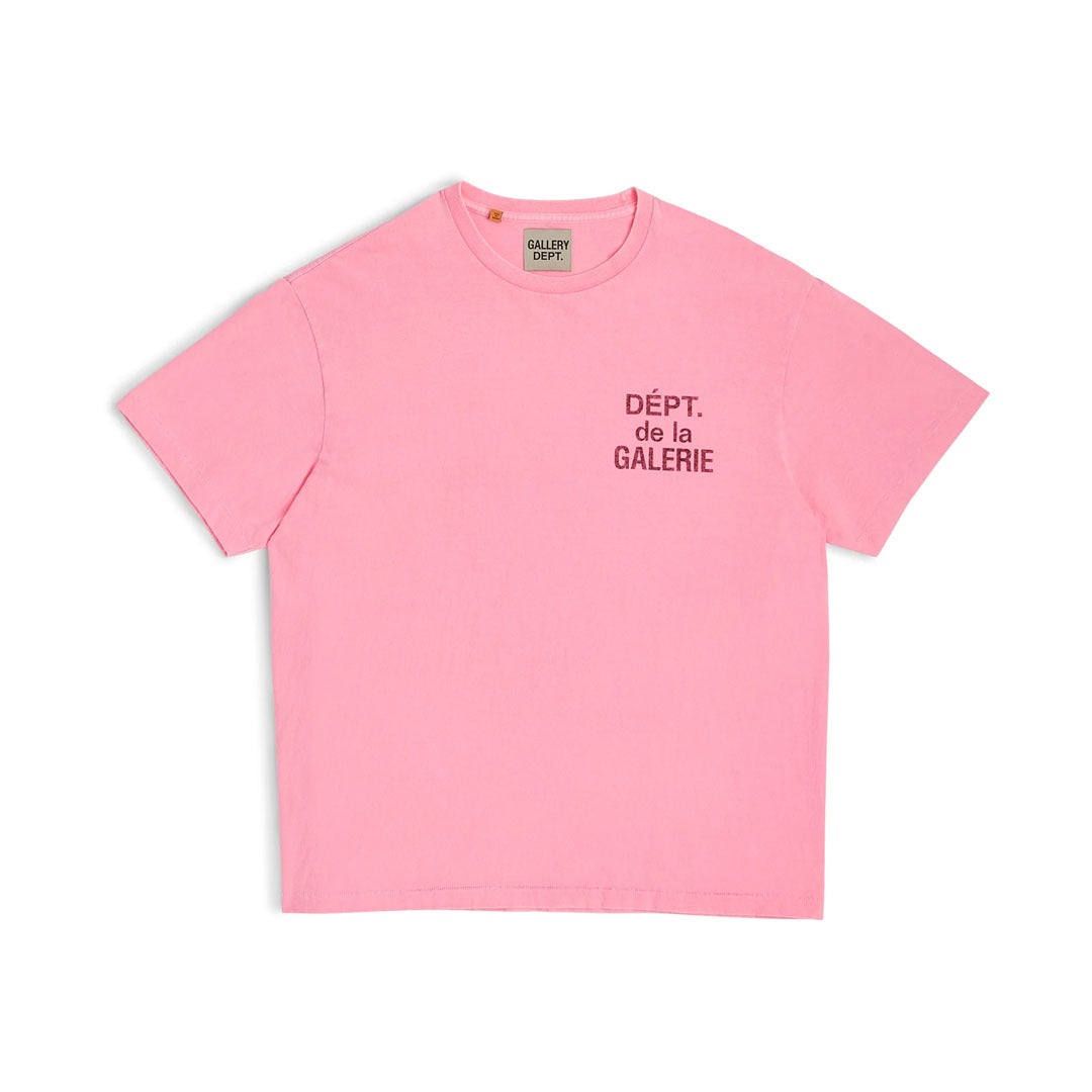 Gallery Dept de la Galerie Tee Pink by Gallery Dept - NWAHype 1 for streetwear T-Shirts in USA