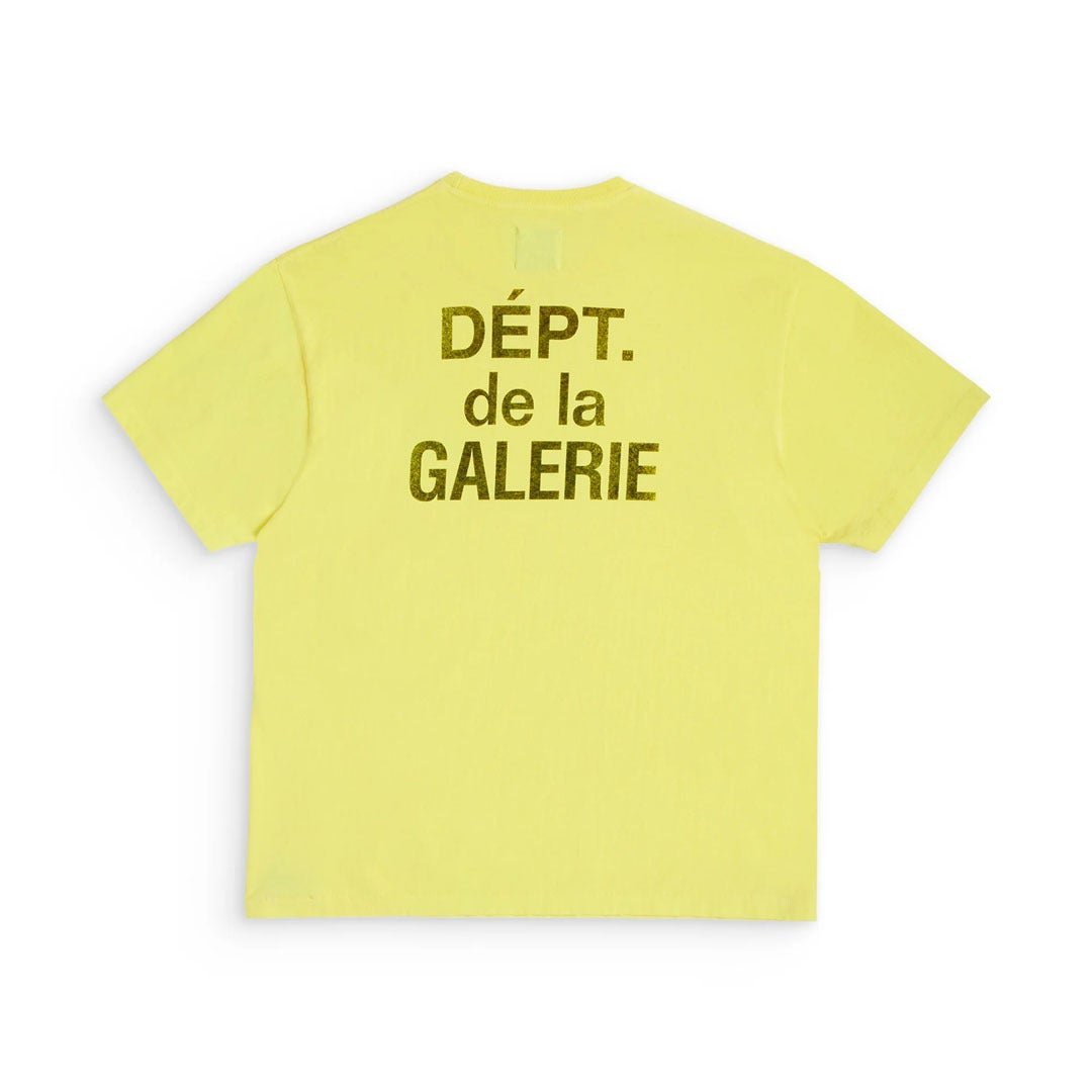 Gallery Dept de la Galerie Tee Yellow by Gallery Dept - NWAHype 1 for streetwear T-Shirts in USA