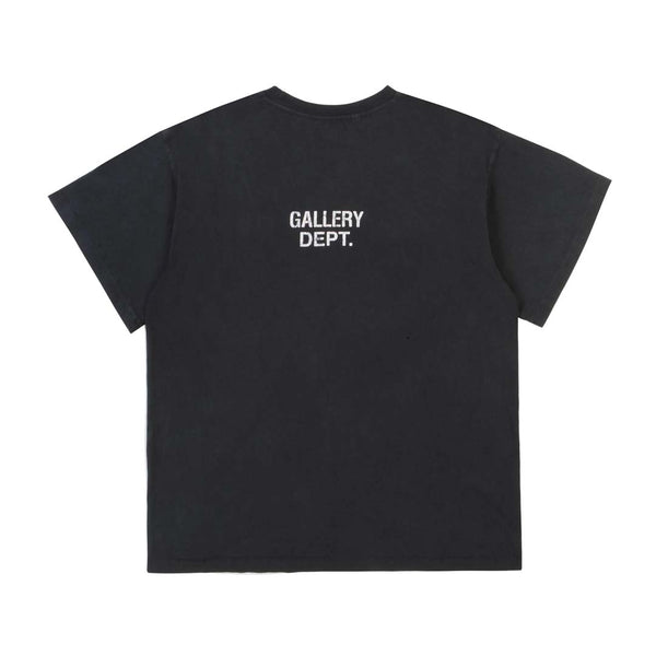 Gallery Dept. Distressed ATK Washed Black Tee by Gallery Dept - NWAHype 1 for streetwear T-Shirts in USA