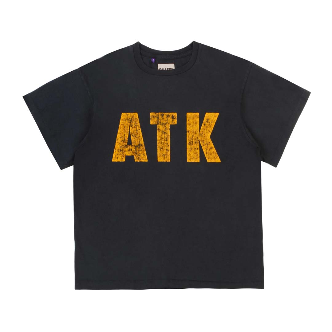 Gallery Dept. Distressed ATK Washed Black Tee by Gallery Dept - NWAHype 1 for streetwear T-Shirts in USA