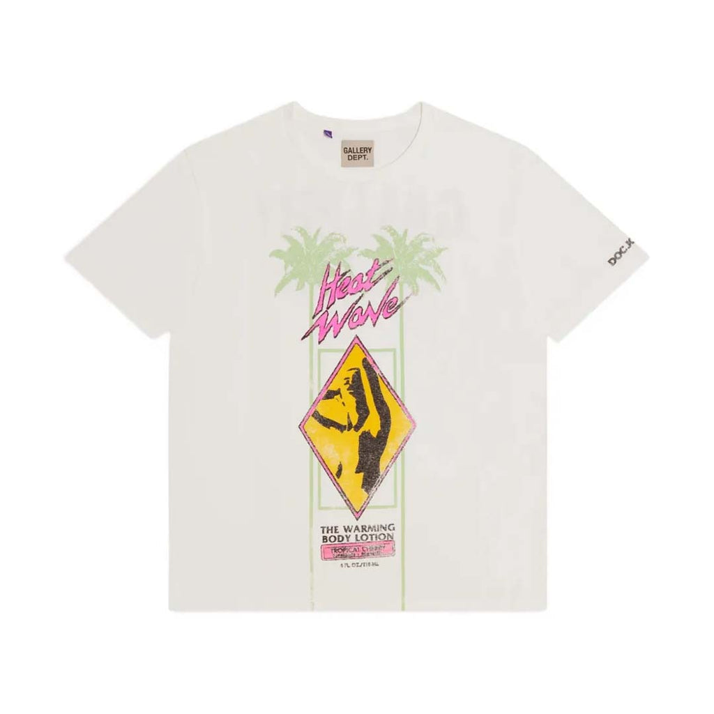Gallery Dept. Doc Johnson Heatwave White Tee by Gallery Dept - NWAHYPE No.1 for streetwear T-Shirts in USA