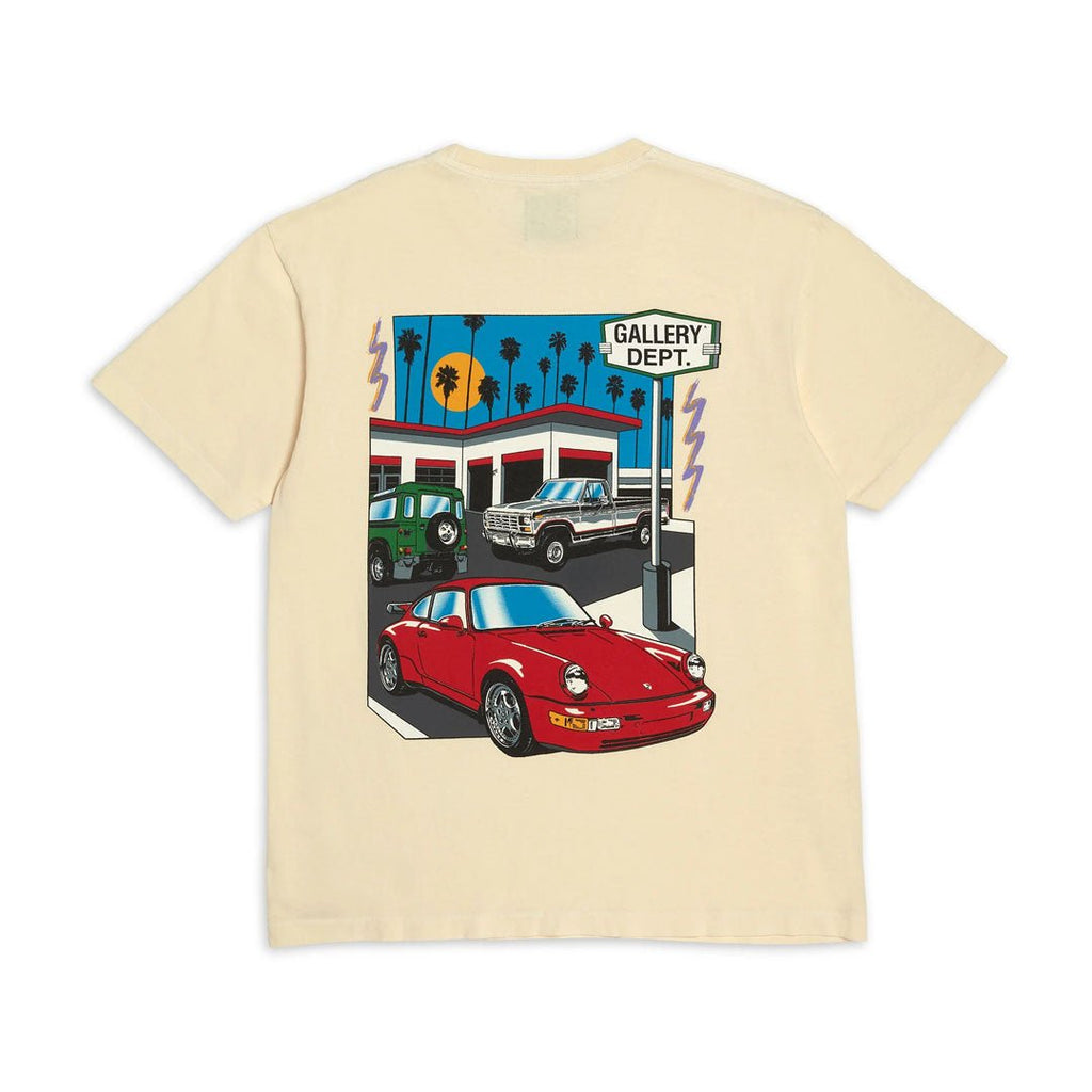 Gallery Dept. Drive Thru Tee Cream by Gallery Dept - NWAHype 1 for streetwear T-Shirts in USA