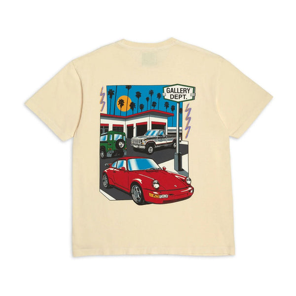 Gallery Dept. Drive Thru Tee Cream by Gallery Dept - NWAHype 1 for streetwear T-Shirts in USA