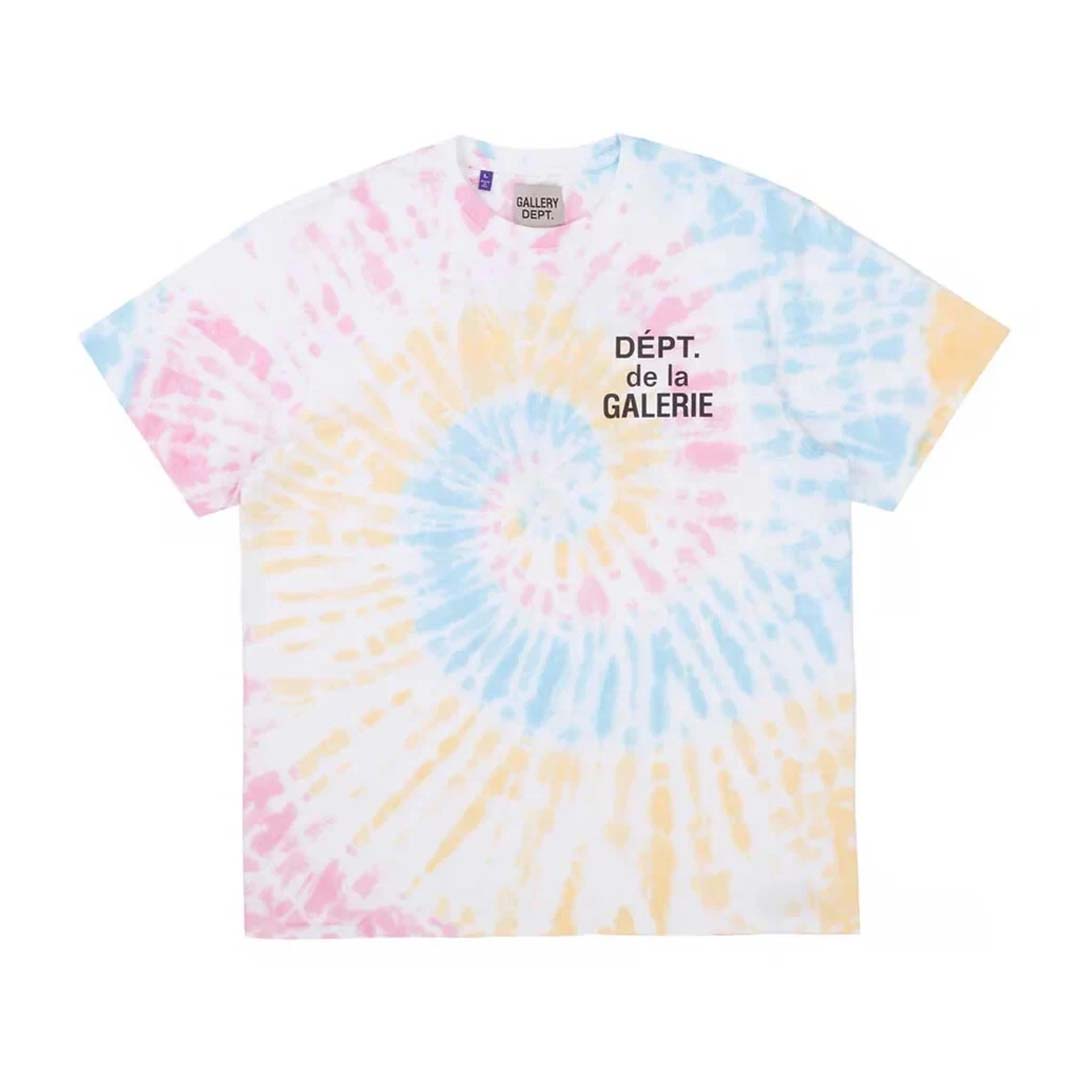 Gallery Dept. French Tie Dye White Tee by Gallery Dept - NWAHype 1 for streetwear T-Shirts in USA
