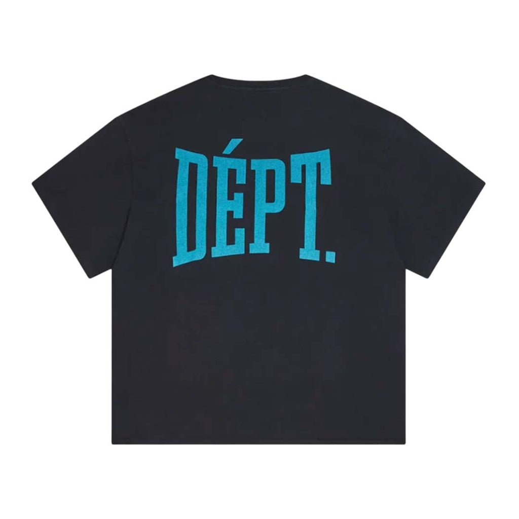 Gallery Dept. Gym Logo Tee Black Blue by Gallery Dept - NWAHYPE No.1 for streetwear T-Shirts in USA