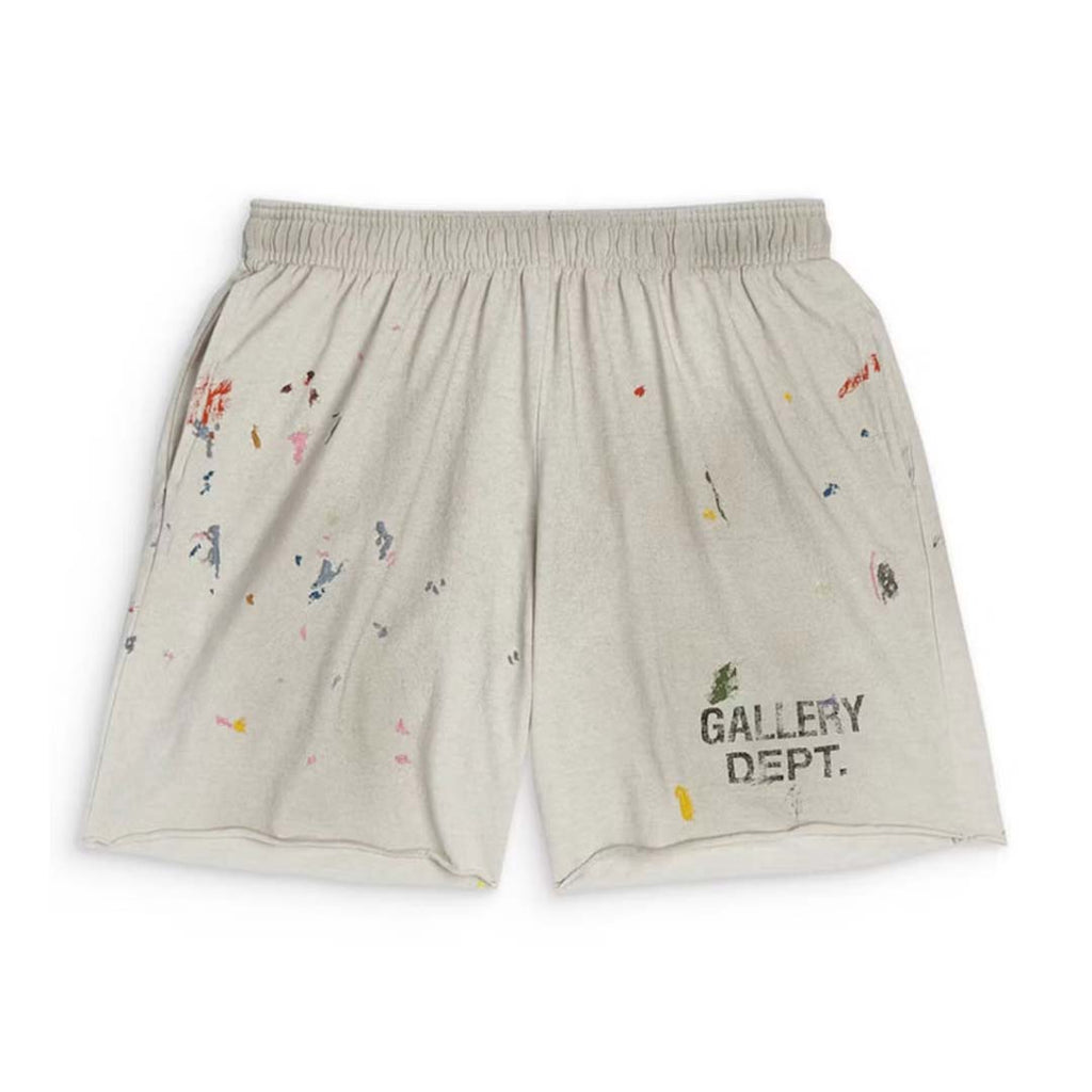 Gallery Dept. Insomnia Shorts Distressed Brown Grey White by Gallery Dept - NWAHYPE No.1 for streetwear Shorts in USA