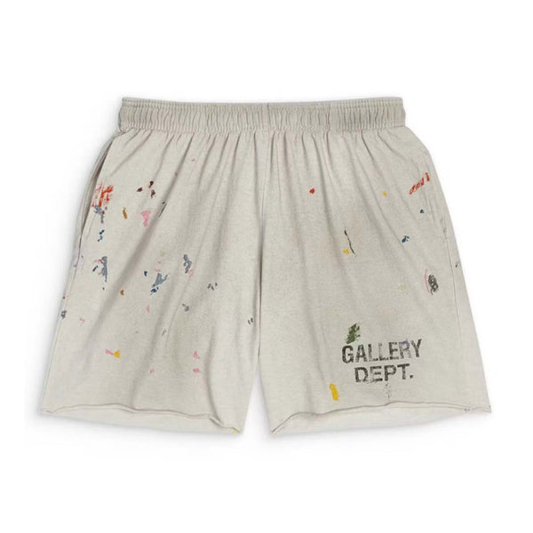 Gallery Dept. Insomnia Shorts Distressed Brown Grey White by Gallery Dept - NWAHYPE No.1 for streetwear Shorts in USA