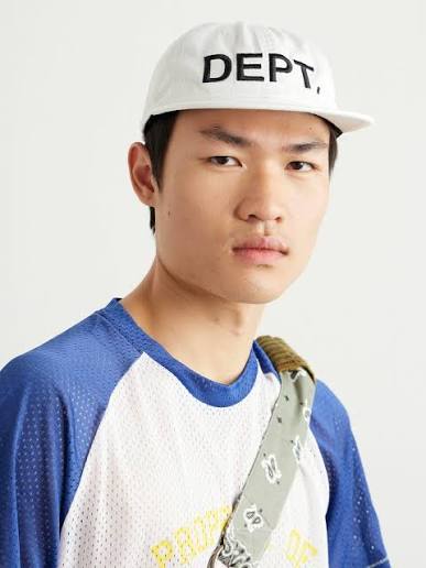 Gallery Dept. Logo Embroidered Cap 'White' by Gallery Dept - NWAHYPE No.1 for streetwear Hats in USA