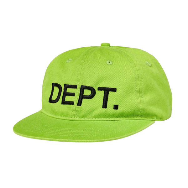 Gallery Dept. Logo Embroidered Hat Flo Green by Gallery Dept - NWAHype 1 for streetwear Hats in USA