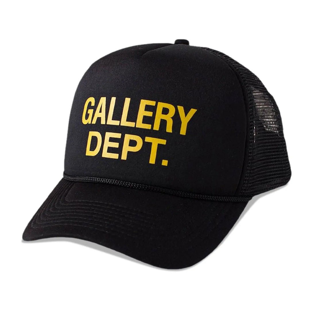 Gallery Dept. Logo Trucker Hat Black by Gallery Dept - NWAHype 1 for streetwear Hats in USA