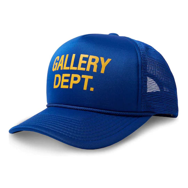 Gallery Dept. Logo Trucker Hat 'Blue' by Gallery Dept - NWAHype 1 for streetwear Hats in USA