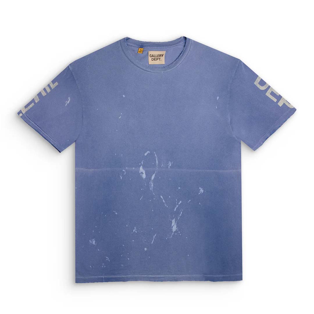 Gallery Dept. Painted French Faded Blue Tee by Gallery Dept - NWAHYPE No.1 for streetwear T-Shirts in USA