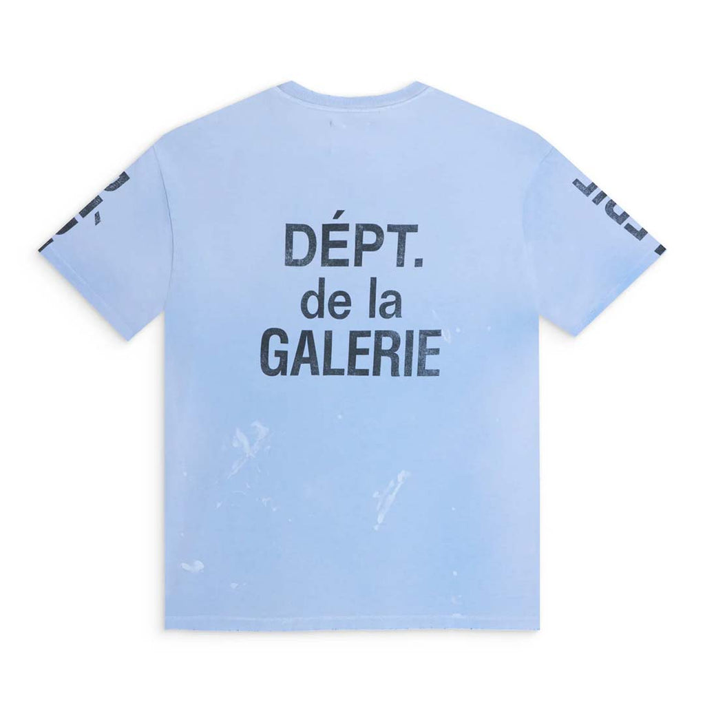 Gallery Dept. Painted French Light Blue Tee by Gallery Dept - NWAHYPE No.1 for streetwear T-Shirts in USA