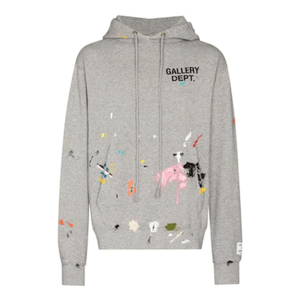 Gallery Dept. Painter Logo Hoodie 'Grey' by Gallery Dept - NWAHYPE No.1 for streetwear Hoodies in USA