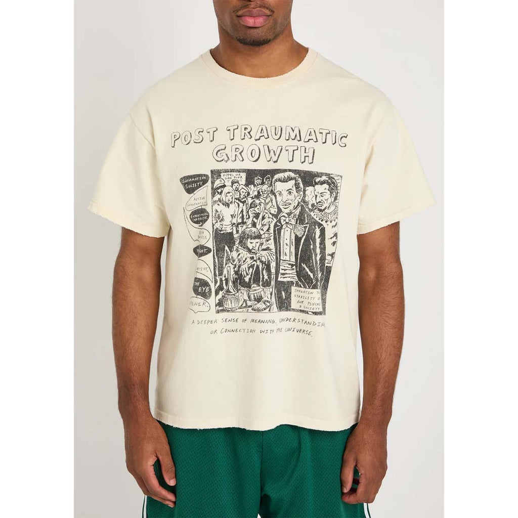 Gallery Dept. Post Traumatic Growth Tee Cream by Gallery Dept - NWAHYPE No.1 for streetwear T-Shirts in USA