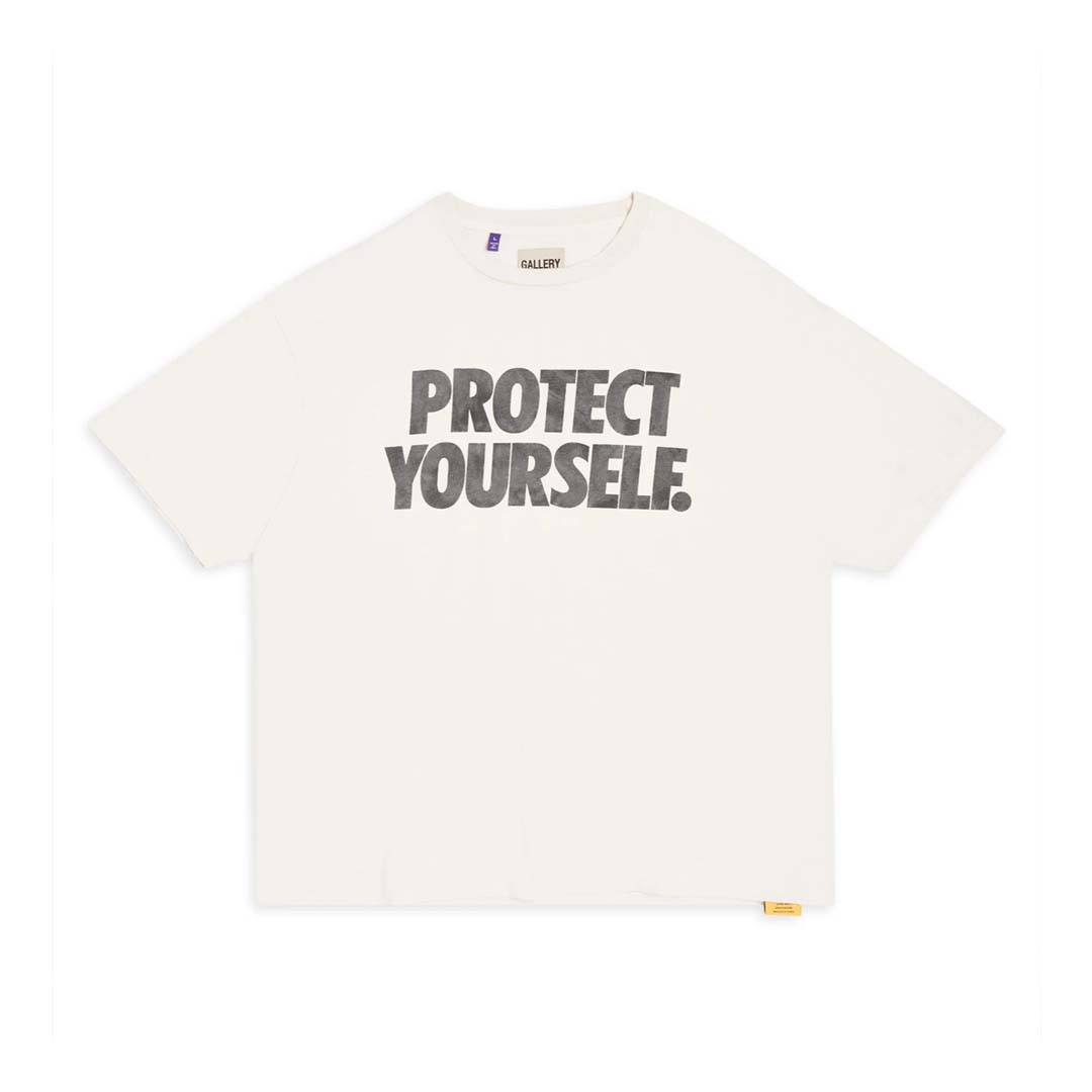 Gallery Dept. Protect Yourself Washed Tee by Gallery Dept - NWAHype 1 for streetwear T-Shirts in USA