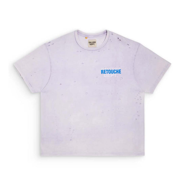 Gallery Dept. Retouche French Distressed Lavender Tee by Gallery Dept - NWAHYPE No.1 for streetwear T-Shirts in USA