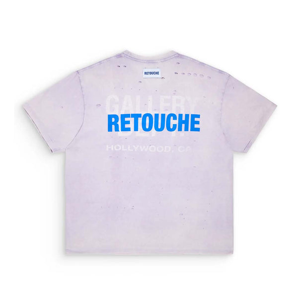 Gallery Dept. Retouche French Distressed Lavender Tee by Gallery Dept - NWAHYPE No.1 for streetwear T-Shirts in USA