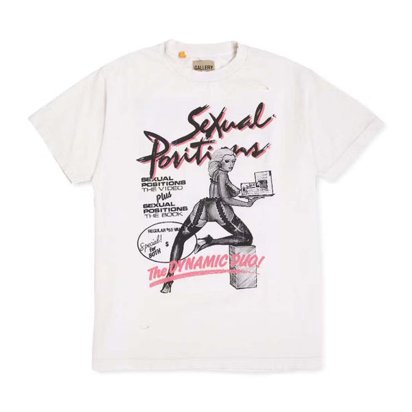 Gallery Dept. Sexual Positions Doc Johnson Cream Tee by Gallery Dept - NWAHYPE No.1 for streetwear T-Shirts in USA