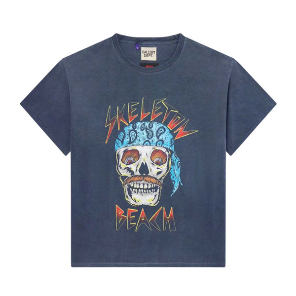 Gallery Dept. Skeleton Beach Distressed Tee Grey by Gallery Dept - NWAHYPE No.1 for streetwear T-Shirts in USA