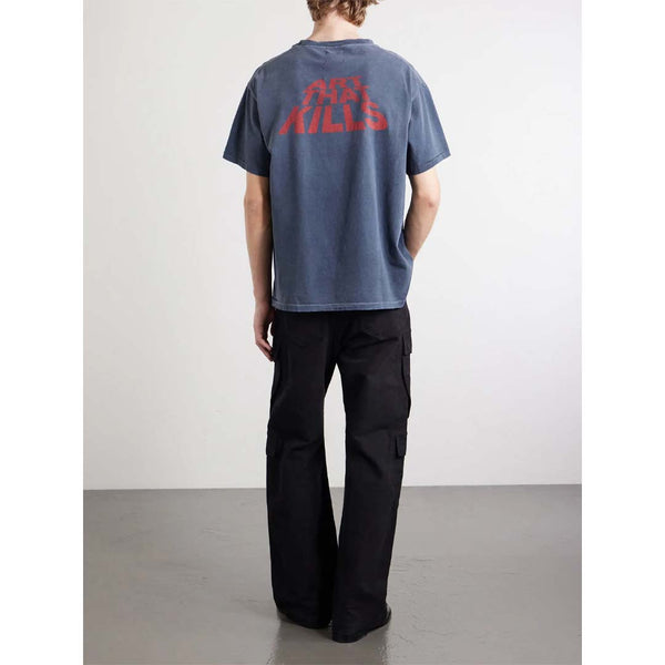 Gallery Dept. Skeleton Beach Distressed Tee Grey by Gallery Dept - NWAHYPE No.1 for streetwear T-Shirts in USA
