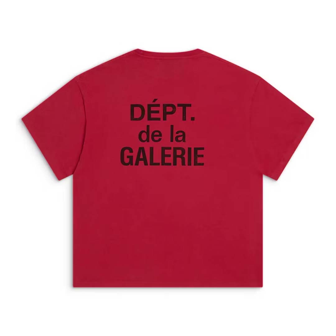 Gallery Dept. Souvenir French Logo Tee Red Black by Gallery Dept - NWAHYPE No.1 for streetwear T-Shirts in USA