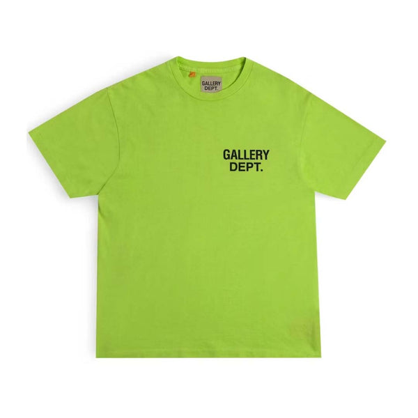 Gallery Dept. Souvenir Lime Green Tee by Gallery Dept - NWAHYPE No.1 for streetwear T-Shirts in USA