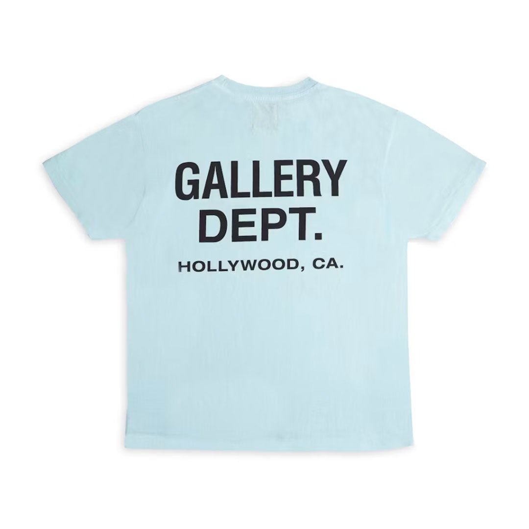 Gallery Dept. Souvenir Tee Baby Blue by Gallery Dept - NWAHype No.1 for streetwear T-Shirts in USA