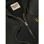 Gallery Dept. Sun Faded Zip Up Hoodie Black by Gallery Dept - NWAHype No.1 for streetwear Hoodies in USA
