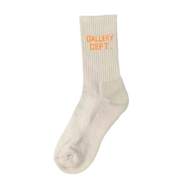 Gallery Dept. Tan Orange Socks by Gallery Dept - NWAHYPE No.1 for streetwear Accessories in USA