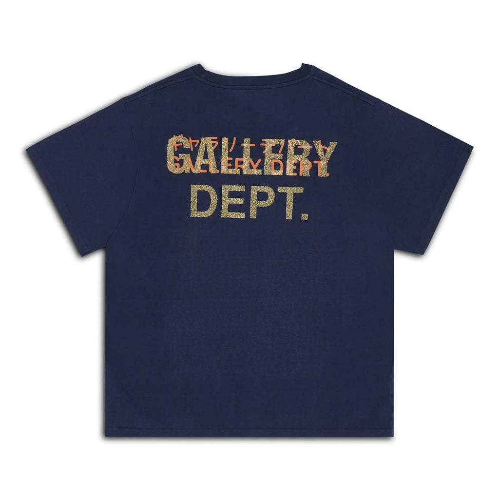 Gallery Dept. Tokyo GD Navy Tee by Gallery Dept - NWAHype 1 for streetwear T-Shirts in USA