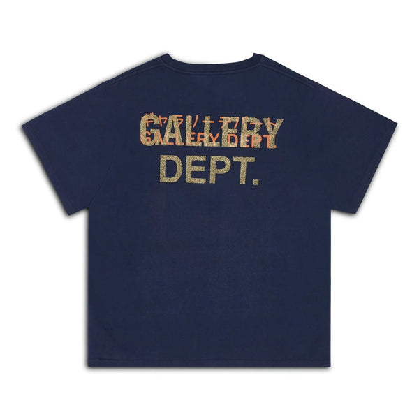 Gallery Dept. Tokyo GD Navy Tee by Gallery Dept - NWAHype 1 for streetwear T-Shirts in USA