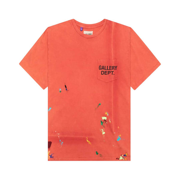 Gallery Dept. Vintage Logo Red Painted Tee by Gallery Dept - NWAHYPE No.1 for streetwear T-Shirts in USA