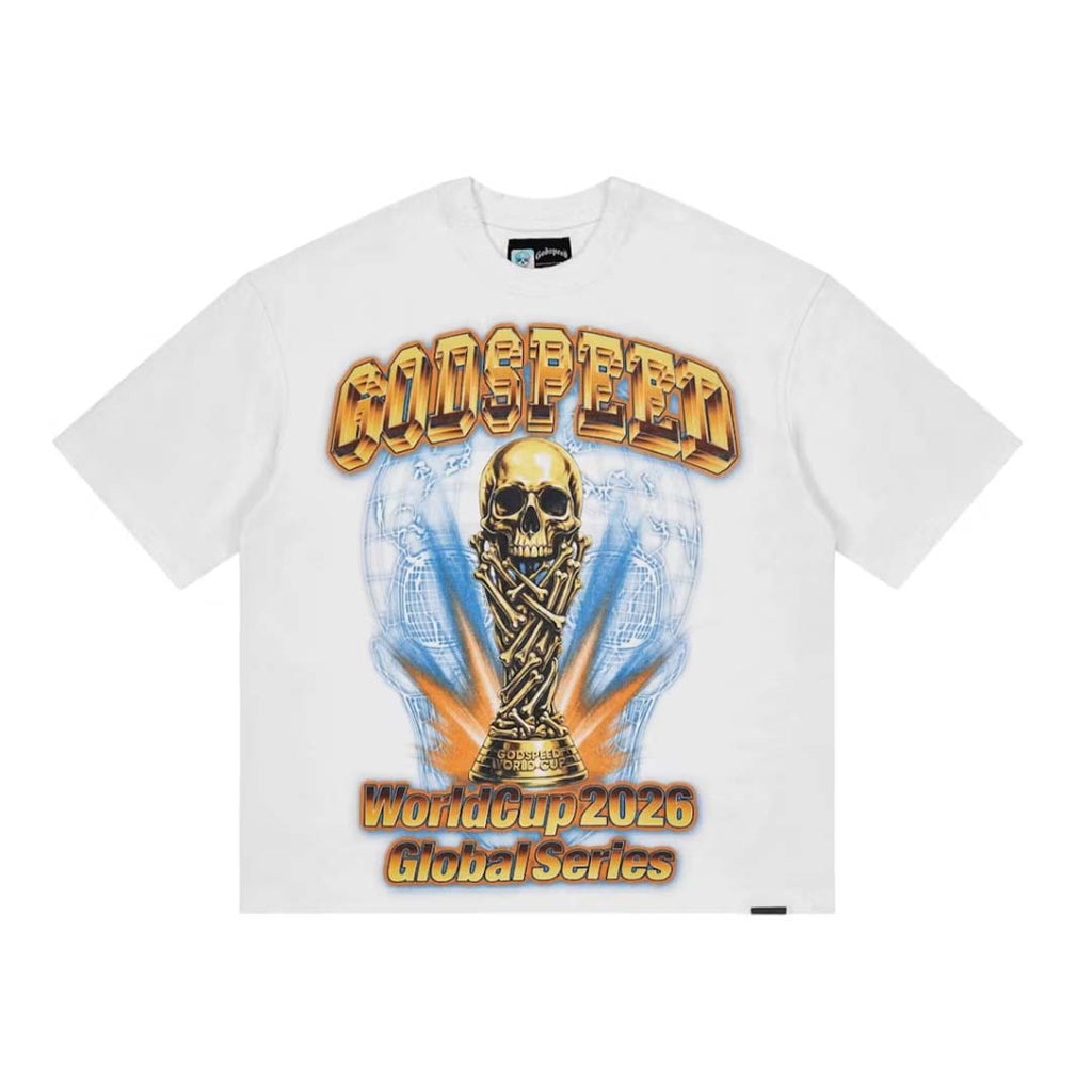 Godspeed ‘26 GSWC Trophy Tee White by Godspeed - NWAHYPE No.1 for streetwear T-Shirts in USA