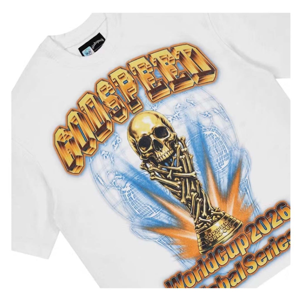 Godspeed ‘26 GSWC Trophy Tee White by Godspeed - NWAHYPE No.1 for streetwear T-Shirts in USA