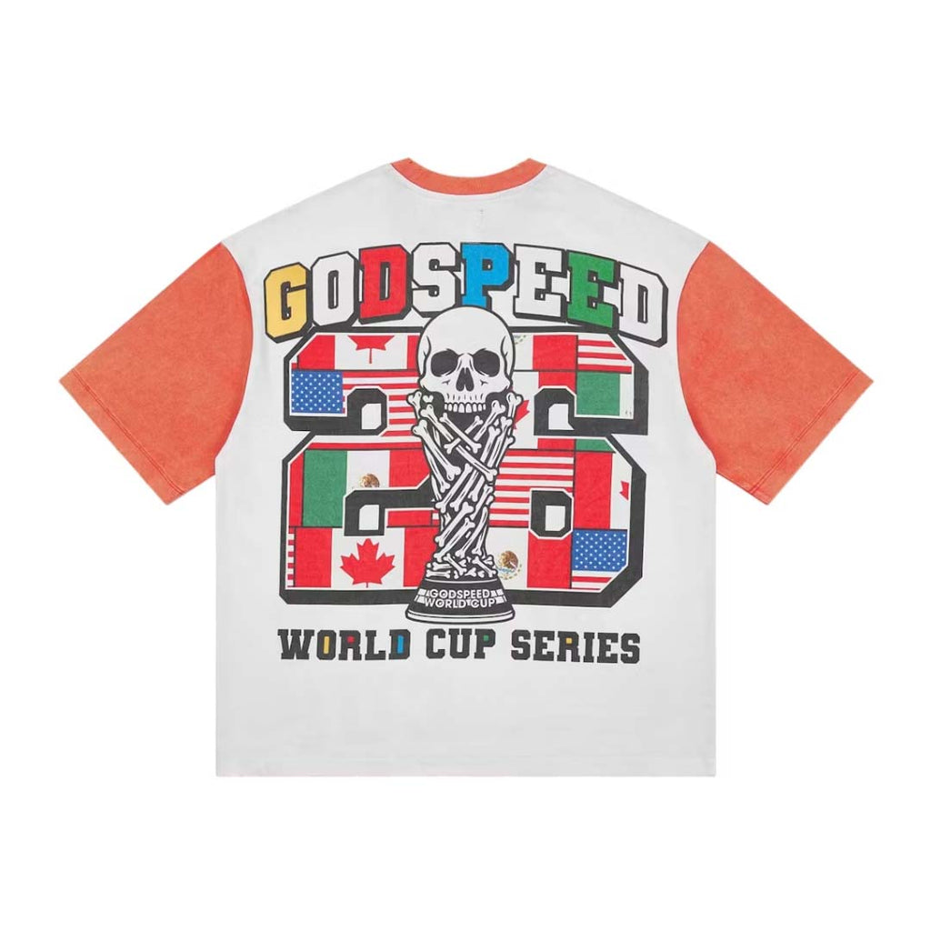 Godspeed '26 GSWC Vintage Tee White Red by Godspeed - NWAHYPE No.1 for streetwear T-Shirts in USA