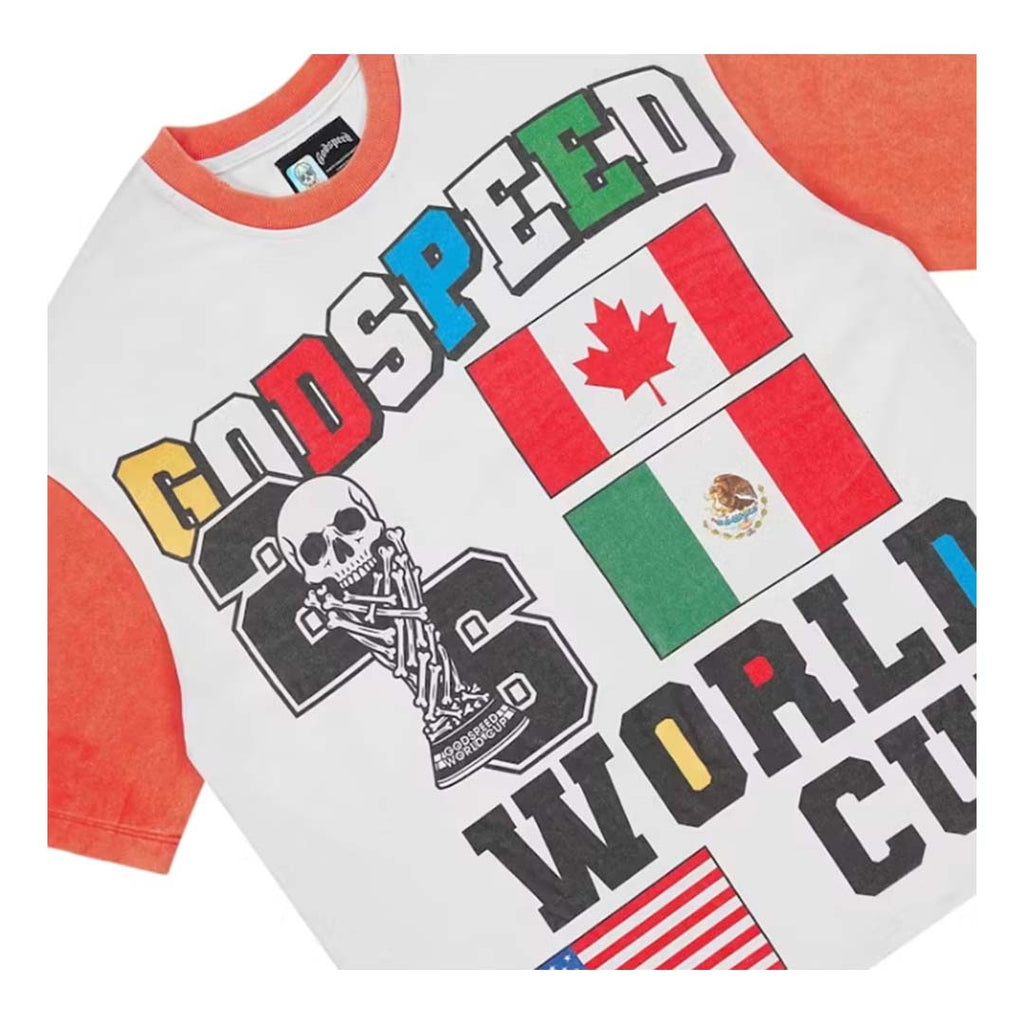 Godspeed '26 GSWC Vintage Tee White Red by Godspeed - NWAHYPE No.1 for streetwear T-Shirts in USA