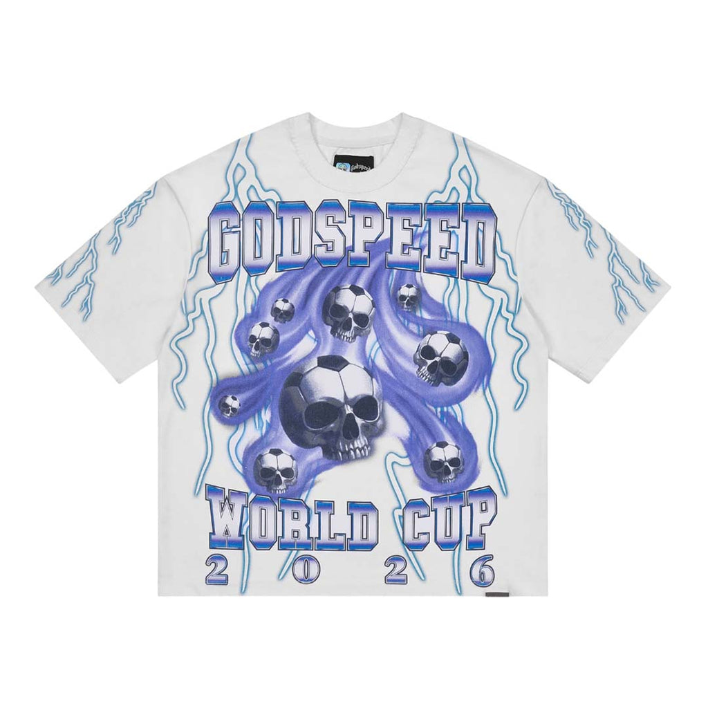 Godspeed '26 GSWC Voltage White Tee by Godspeed - NWAHYPE No.1 for streetwear T-Shirts in USA