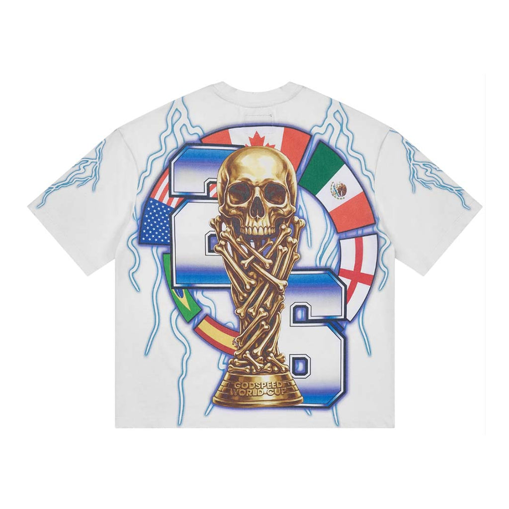 Godspeed '26 GSWC Voltage White Tee by Godspeed - NWAHYPE No.1 for streetwear T-Shirts in USA