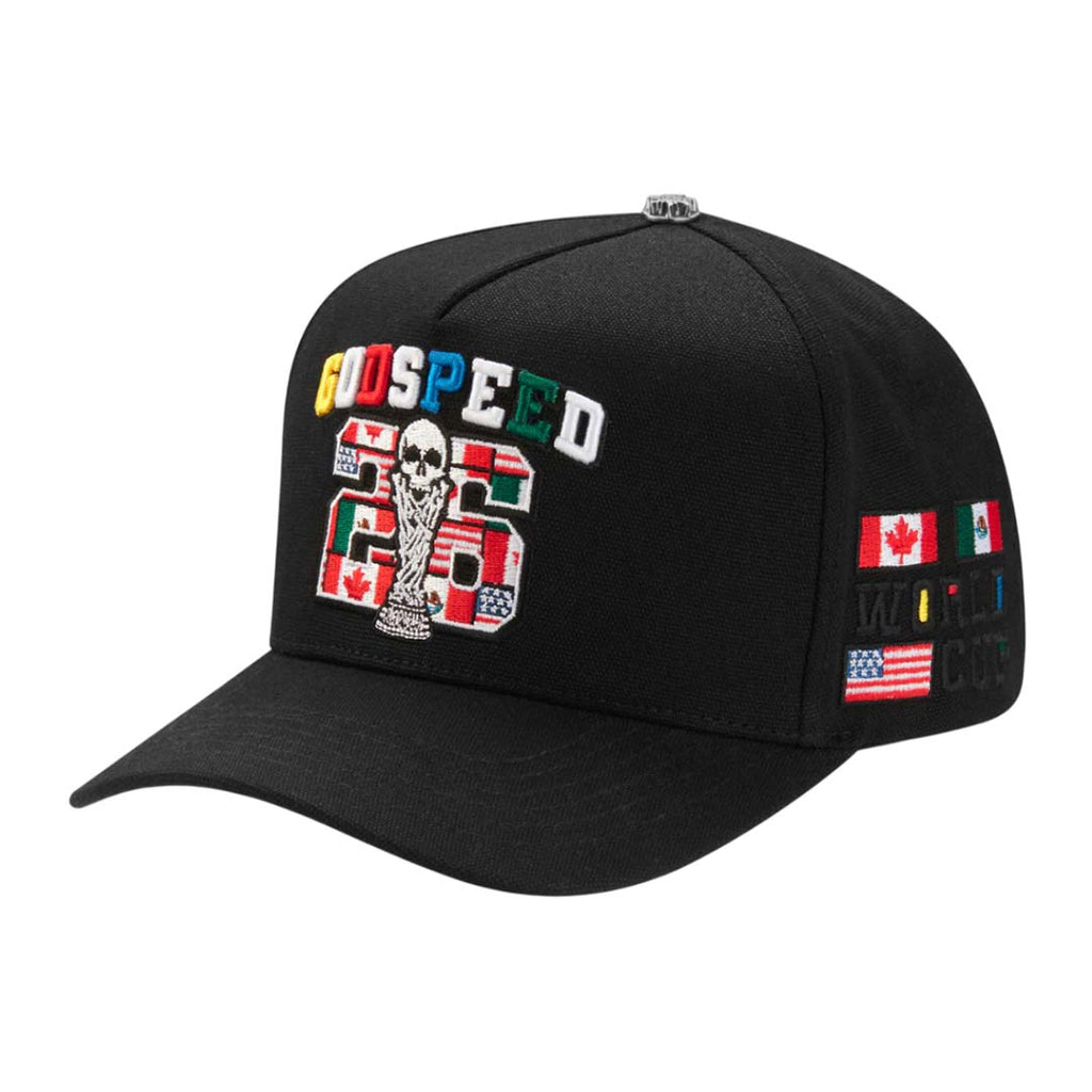 Godspeed '26 GSWC World Cup Hat Black by Godspeed - NWAHYPE No.1 for streetwear Hats in USA