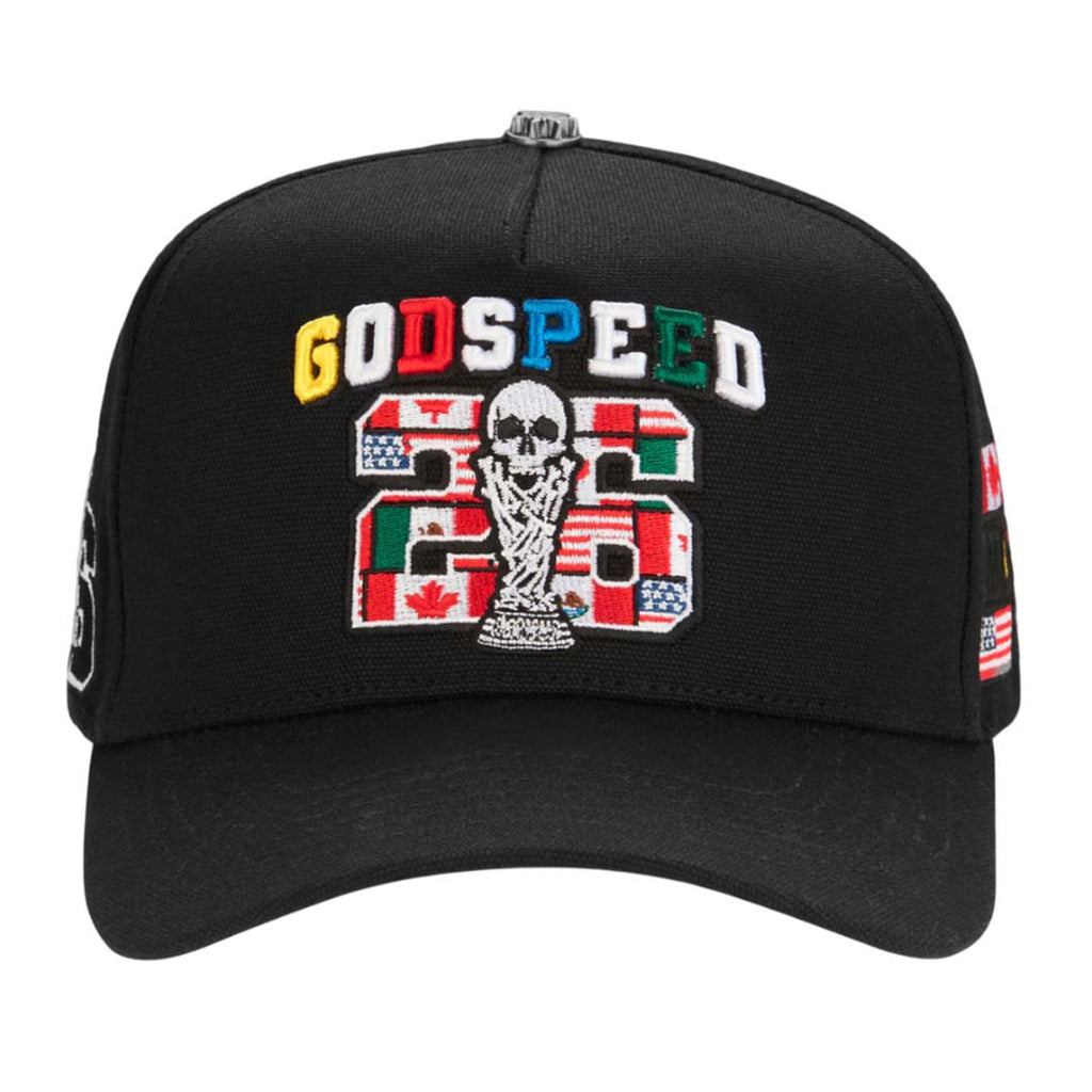 Godspeed '26 GSWC World Cup Hat Black by Godspeed - NWAHYPE No.1 for streetwear Hats in USA