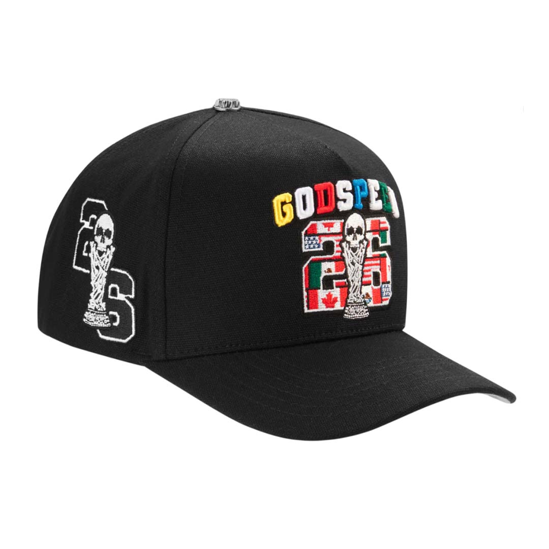 Godspeed '26 GSWC World Cup Hat Black by Godspeed - NWAHYPE No.1 for streetwear Hats in USA