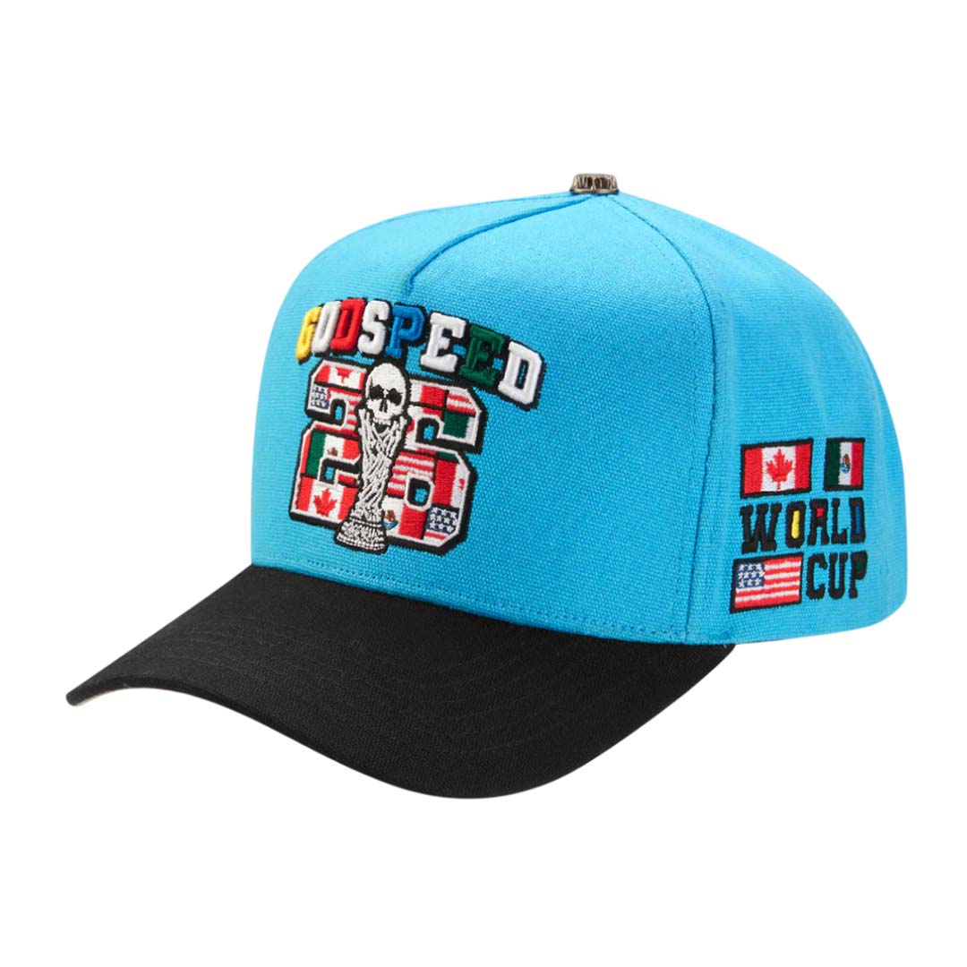 Godspeed '26 GSWC World Cup Hat Teal by Godspeed - NWAHYPE No.1 for streetwear Hats in USA