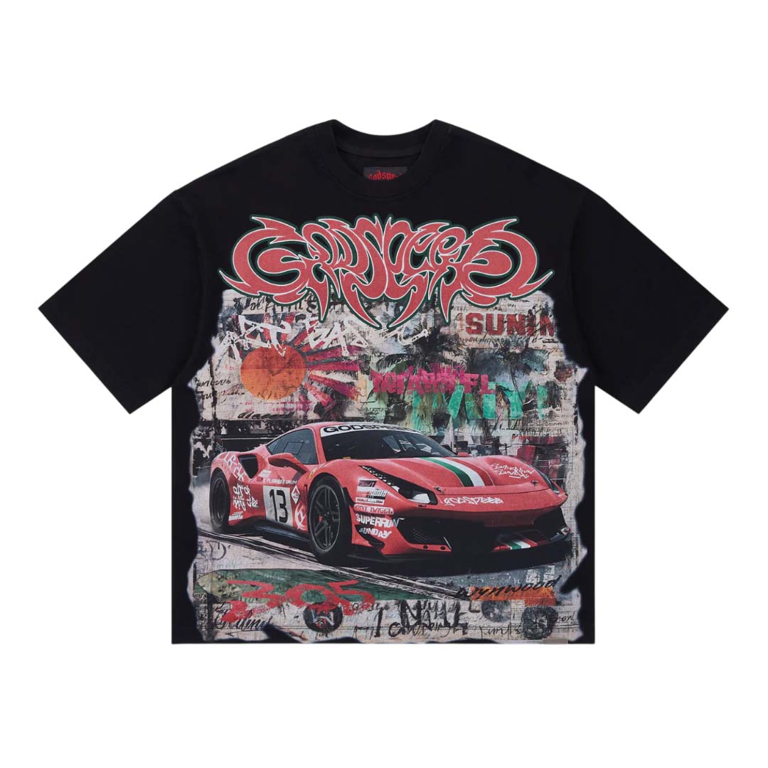 Godspeed 305 Superrun Black Tee by Godspeed - NWAHype No.1 for streetwear T-Shirts in USA