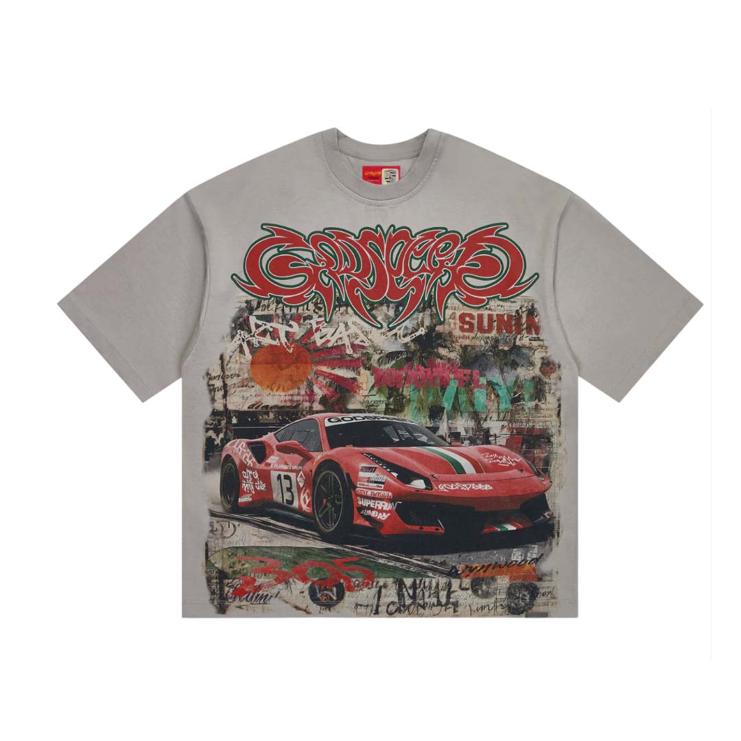 Godspeed 305 Superrun Grey Tee by Godspeed - NWAHype No.1 for streetwear T-Shirts in USA