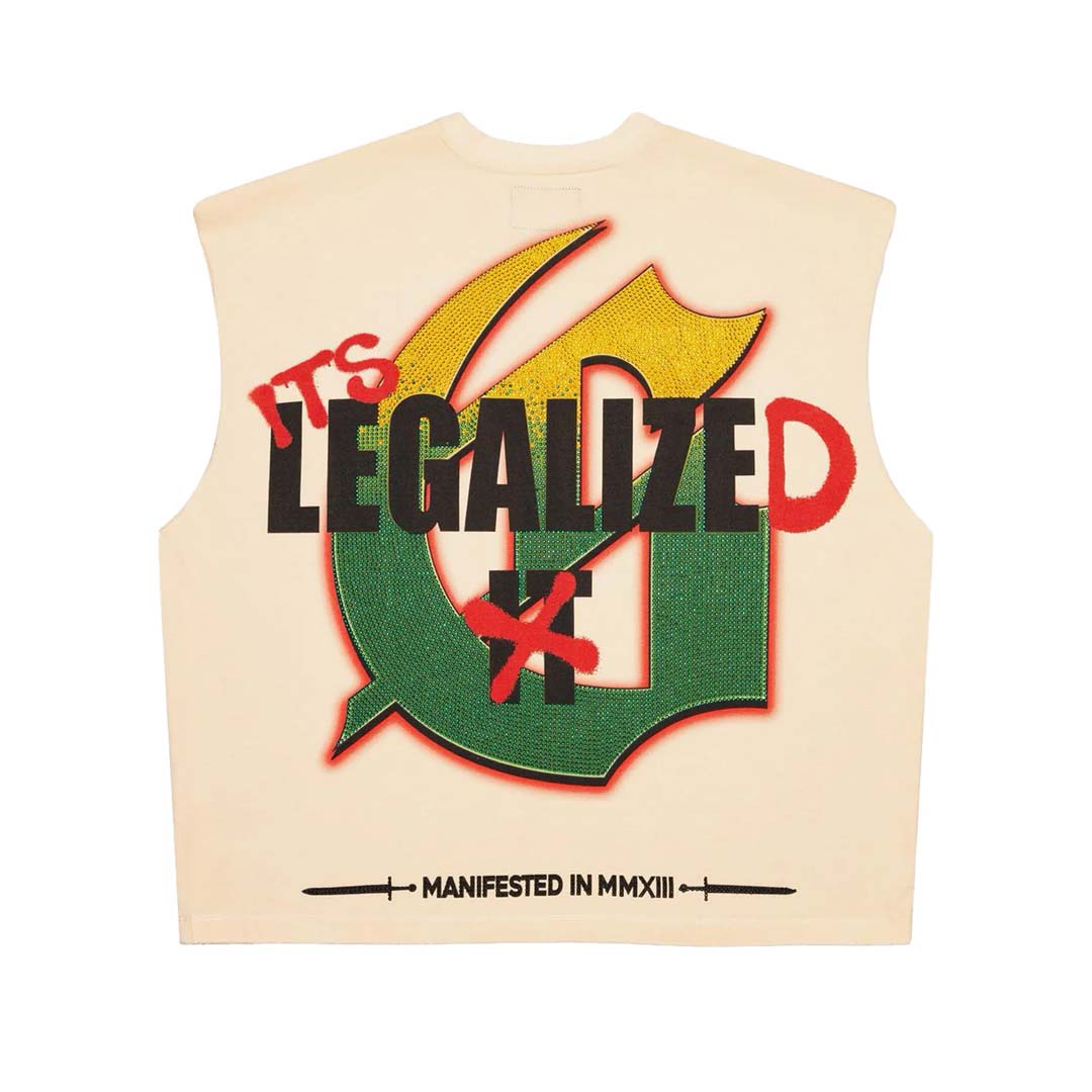 Godspeed 420 Indoor VVS Sleeveless Bone by Godspeed - NWAHype 1 for streetwear T-Shirts in USA