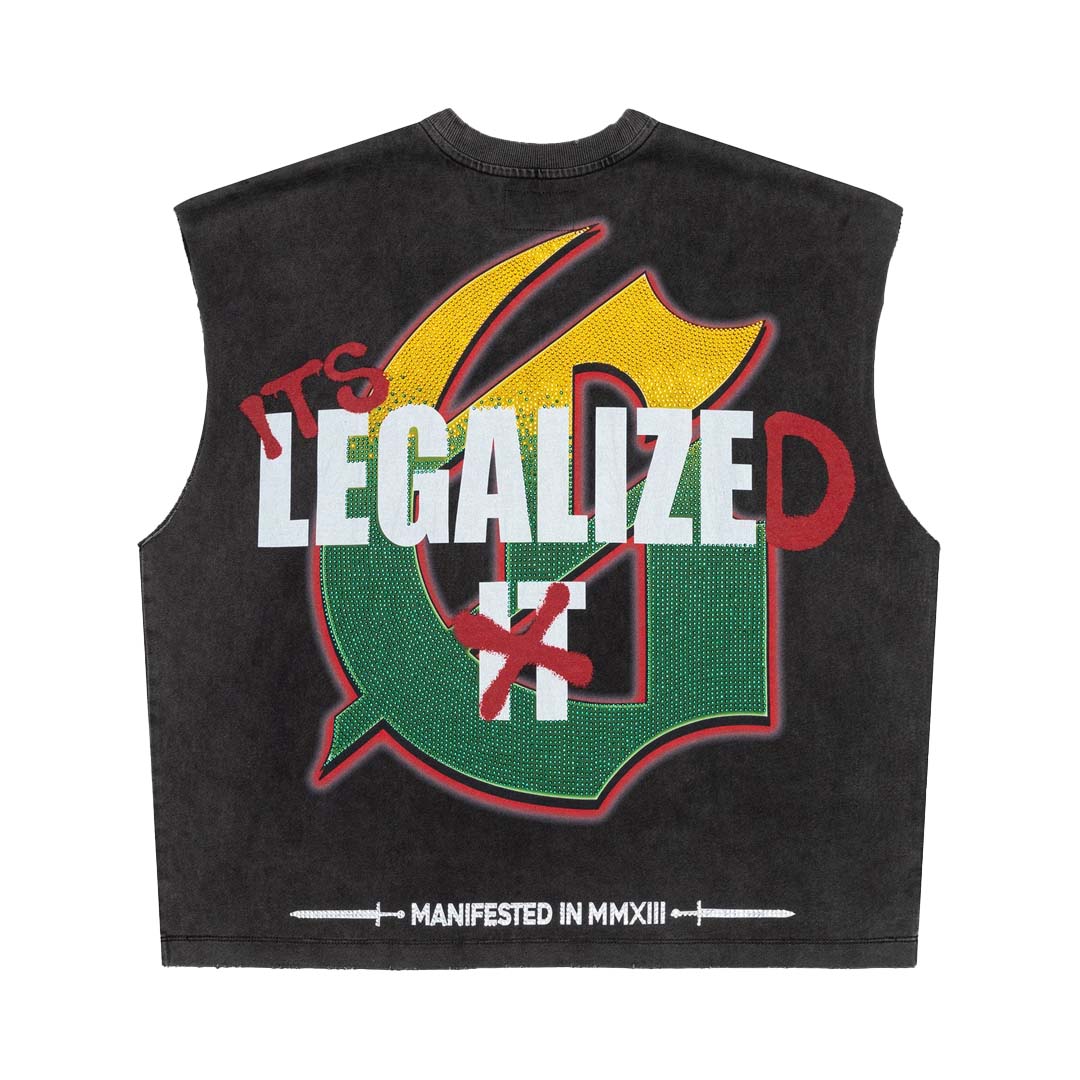 Godspeed 420 Indoor VVS Sleeveless Grey by Godspeed - NWAHype 1 for streetwear T-Shirts in USA