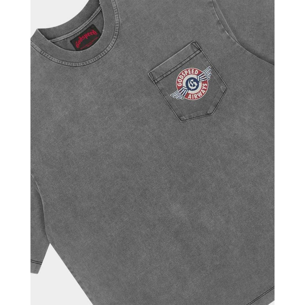 Godspeed Air NYC Pocket Tee Grey by Godspeed - NWAHYPE No.1 for streetwear T-Shirts in USA