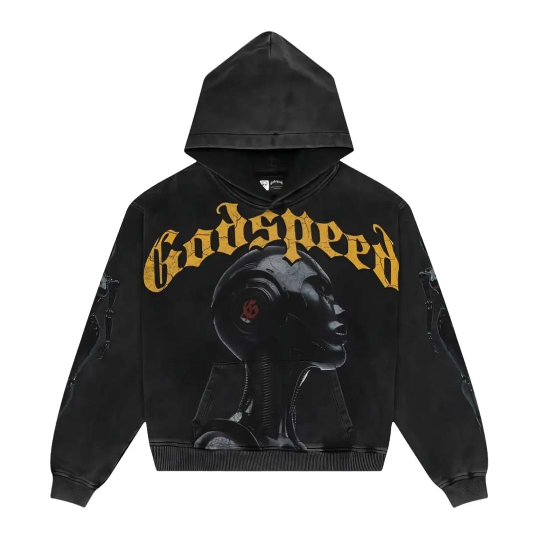 Godspeed Alexa Hoodie 'Black Wash' by Godspeed - NWAHYPE No.1 for streetwear Hoodies in USA