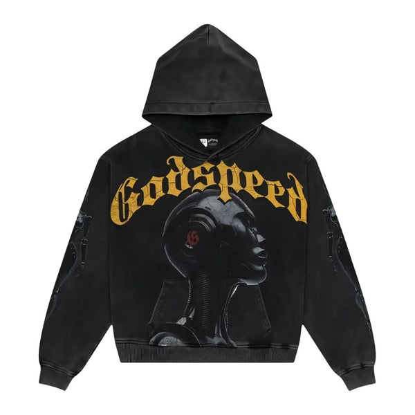 Godspeed Alexa Hoodie 'Black Wash' by Godspeed - NWAHYPE No.1 for streetwear Hoodies in USA